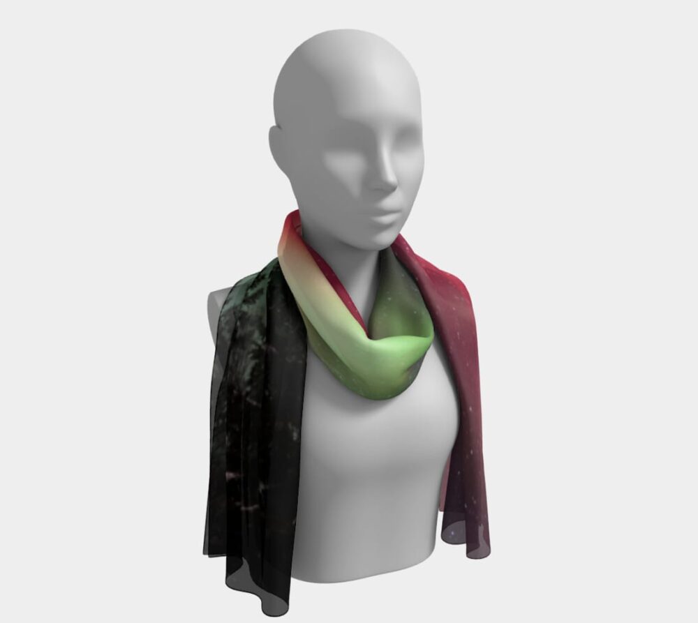 Scarlet Skies aurora scarve