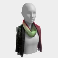 Scarlet Skies aurora scarve