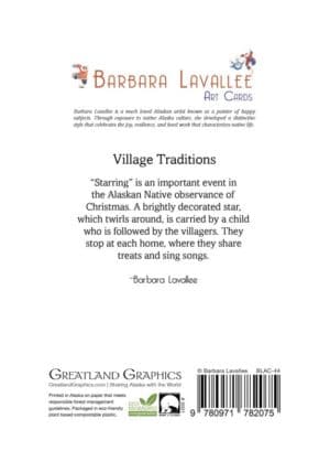 barbara lavallee village traditions art card