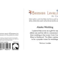 Barbara Lavallee Alaska Wedding art card