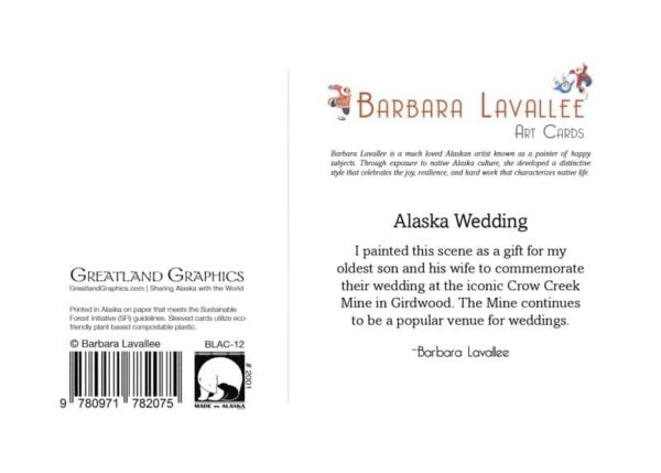 Barbara Lavallee Alaska Wedding art card
