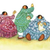 barbara lavallee knit three together art card