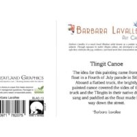 barbara lavallee tlingit canoe art card