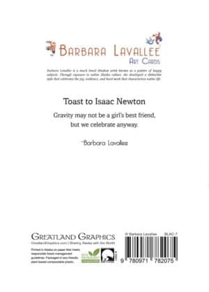 toast to isaac newton