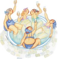 barbara lavallee toast to isaac newton art card