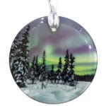 boreal winter aurora ornament