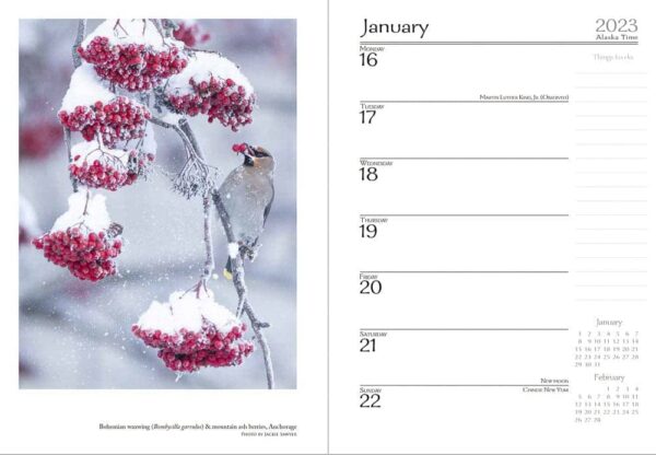 2023 Alaska Time Weekly Calendar Planner by Greatland Graphics