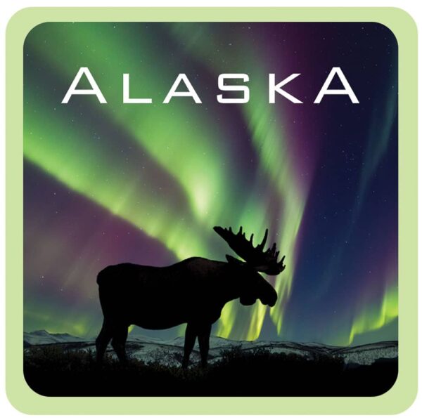 moose aurora sticker