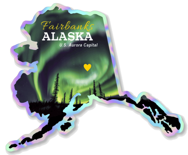 Fairbanks Aurora Sticker