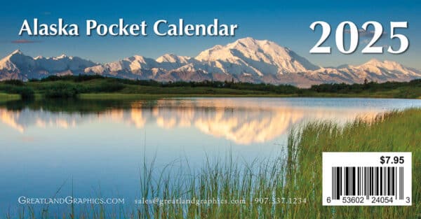 2025 Alaska Pocket calendar back cover
