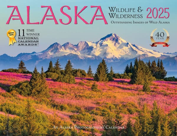 2025 Alaska Wilderness calendar cover