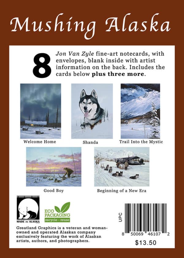 Mushing Alaska Card Pack (8)