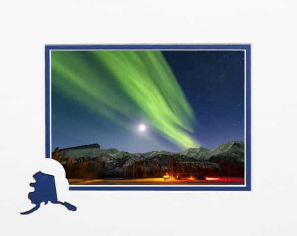 Running Lights matted card