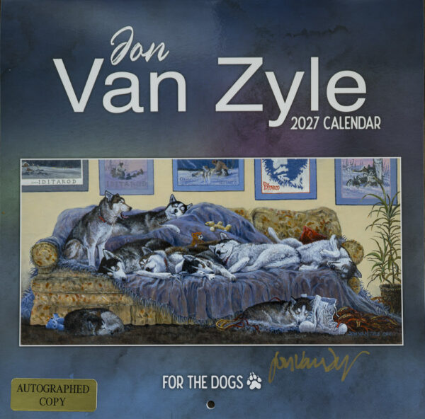 Autographed 2027 Jon Van Zyle Wall Calendar